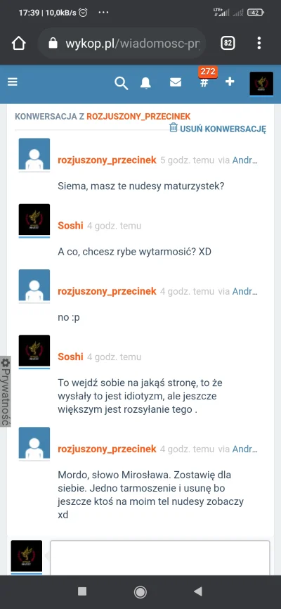 Soshi - Nie no mirki, przechodzicie samych siebie XDDDD

#matura