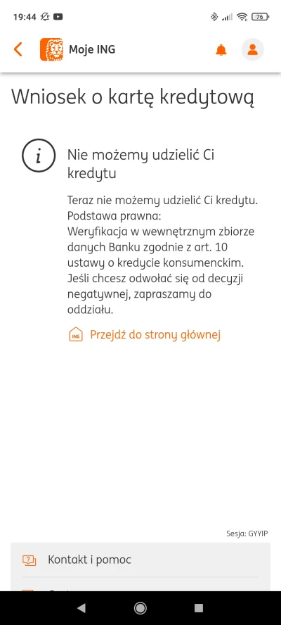 Anty_Chryst - @KromkaMistrz: to by było na tyle jeśli chodzi o kartę kredytową dla mn...