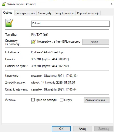 pisu91 - Pliczek z PL wyciekiem waży prawie 400MB także sporawa baza :) jak ktoś chce...