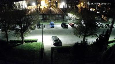 pokipoki - @UmrzecZmilosci: tak wygląda w nocy zrzut ekranu z kamery 2k