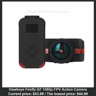 n____S - Hawkeye Firefly Q7 1080p FPV Action Camera
Cena: $43.99 (najniższa w histor...