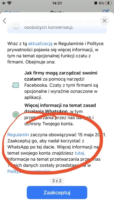 Spz23 - Ja jeszcze pare dni mam i przechodzę na telegram jest o wiele lepszy