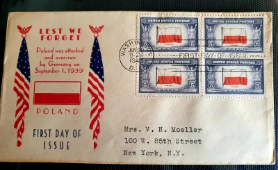 Mortadelajestkluczem - #znaczkimortadeli 13/100

Koperta FDC (first day cover), USA...