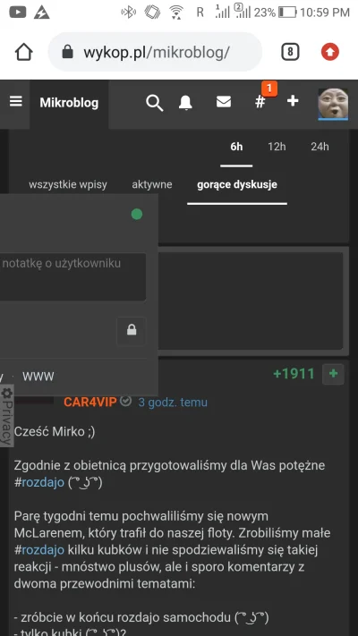 r.....e - @CAR4VIP: a mogę bez obserwowania? Bo wykop zepsuty i się nie da