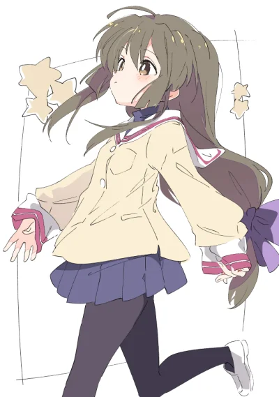 LlamaRzr - #randomanimeshit #clannad #fuukoibuki #blushedface #rajstopyanime #schoolg...