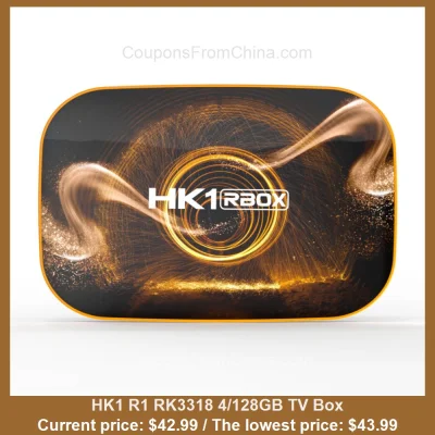 n____S - HK1 R1 RK3318 4/128GB TV Box
Cena: $42.99 (najniższa w historii: $43.99)
K...