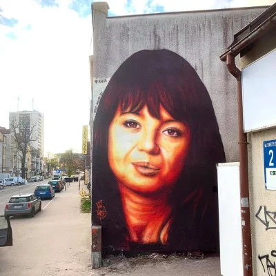 vocal - Ania Przybylska, 1978-2014 Gdańsk Wrzeszcz by. Tuse 
#art #gdańsk #streetart...