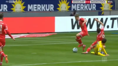 mariusz-laszek - Fortuna Düsseldorf 1-0 Eintracht Brunszwik - Dawid Kownacki z karneg...