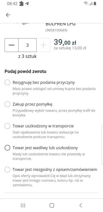 Eplan - @Instynkt: napisz do allegro ze omyłkowo zaznaczyles zla opcje to Ci poprawia