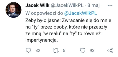 waro - Jacek Wilk: wolność słowa w internecie!

Też Jacek Wilk: zwracasz się do mni...
