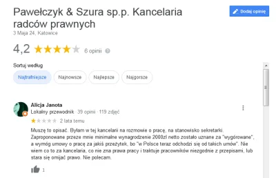 Tymcz30 - @lokalizator: Jeszcze odnośnie januszerki na rynku prawniczym, taka perełka...