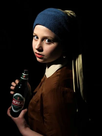 pogop - Dziewczyna z perłą XD

#heheszki #humorobrazkowy #malarstwo #sztuka #fotogr...