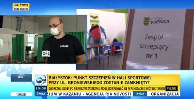 Bikaj - Na TVN24 właśnie był materiał w którym powiedziano, że w punkcie szczepień pr...