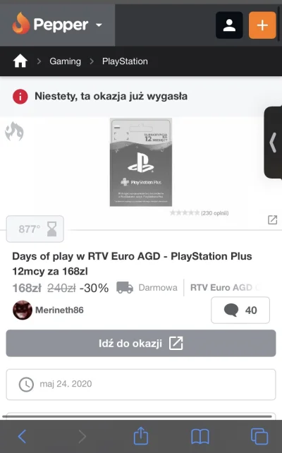 dzeksondzekson - @fajfik: Co roku jest days of play od Sony i promocje z tej okazji r...