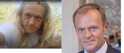 dungones - Donald Tusk w długich blond włosach o_O Szczwany lis... Dobrze się maskuje...