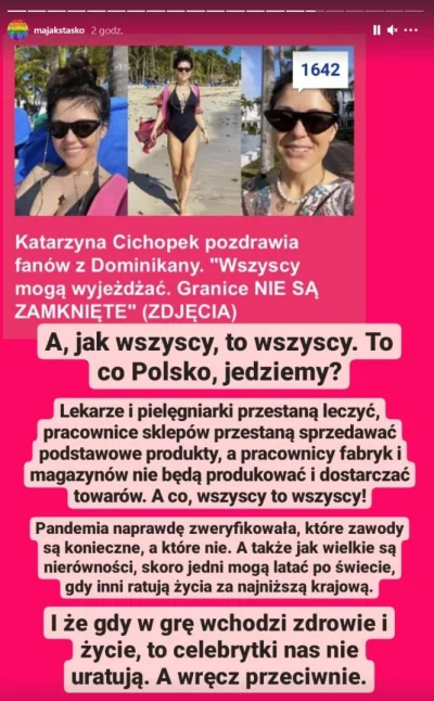 text - Ta laska jest największym rakiem jaki znam.
Ma ból dupy absolutnie o wszystko...