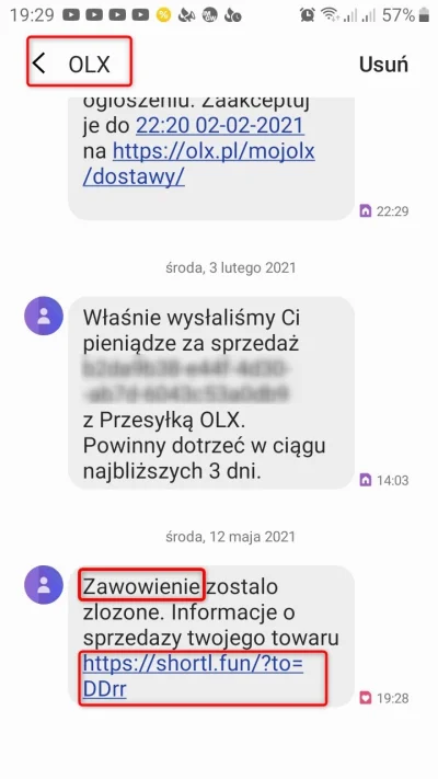 Sun_city - Potrafią sie podszyć pod prawdziwe OLX
Ten ostatni sms od oszusta. Pierws...