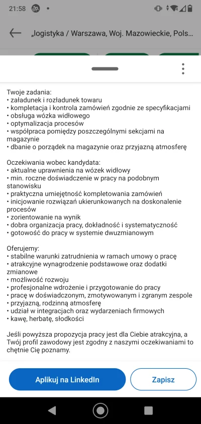 Krzysu - @kozaqwawa: łap całość. Przeglądam ostatnio ogłoszenia i specjalisty magazyn...