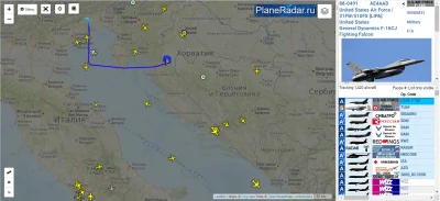 Mszar_ny - Godzinę temu z bazy Aviano w północnych Włoszech wystartowały cztery f-16 ...