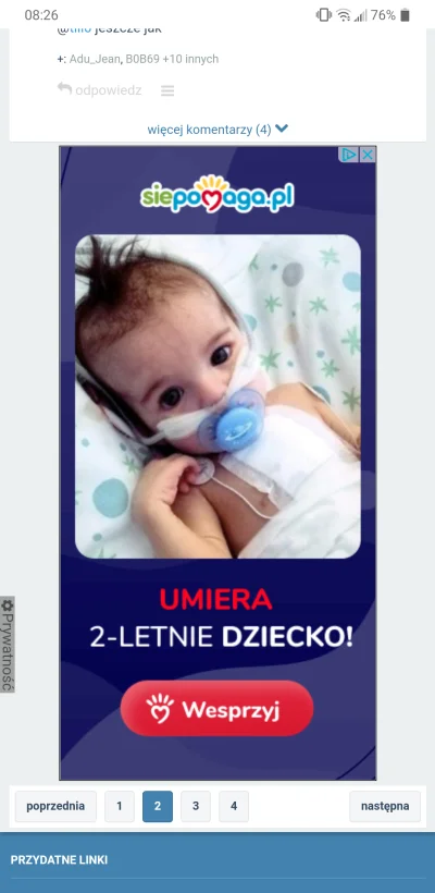 Hrabia_Karolescu - Wsparcie umierania dwuletniego dziecka? Czemu nie ( ͡° ͜ʖ ͡°)
Rek...