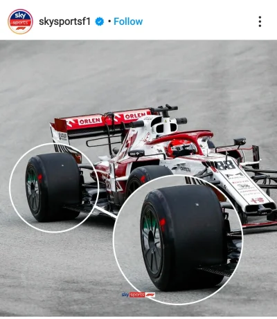 zgredinho - Roba nie tylko testował 18" ale też nowe kołpaki
#f1