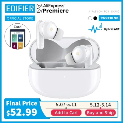 duxrm - EDIFIER TWS330NB Hybrid ANC Bluetooth Earphones
Cena: 44,99 $
Link ---> Na ...
