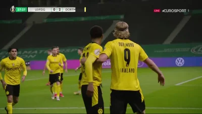 Minieri - Haaland, Lipsk - Borussia Dortmund 0:2
#golgif #mecz #lipsk #bvb #dfbpokal