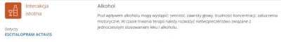 billuscher - @dangelorussel: Nie powinno się mieszać SSRI z alkoholem bo SSRI nasila ...