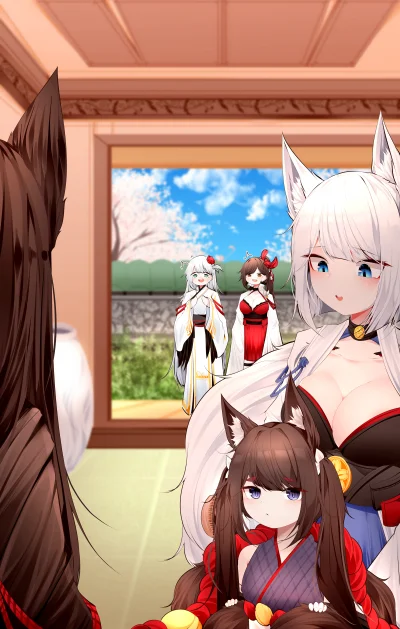 m.....y - #randomanimeshit #anime #kemonomimi #kitsunemimi #azurlane #akagi #amagicha...