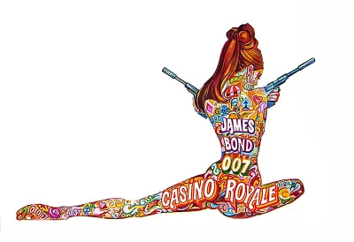 myrmekochoria - Robert McGinnis, Plakat do Casino Royale, 1966/1967

#starszezwoje ...