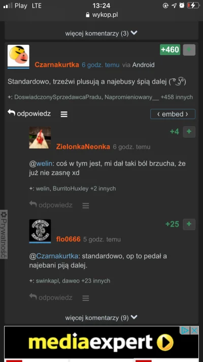 Dandsi - Wiecie ze można będąc wciąż #!$%@? zaplusować post @Czarnakurtka ? Ten debil...