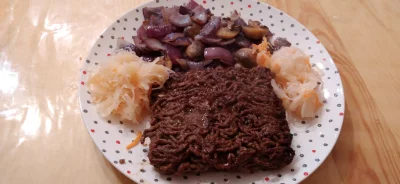 psychoultras - Mój stejk z mielonej wołowiny, cały obiad ma 1400 kcal ale ciężko coko...