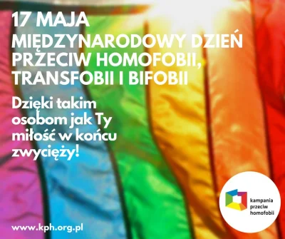 yeron - 17 maja jest Międzynarodowym Dniem Przeciw Homofobii, Transfobii i Bifobii 
...