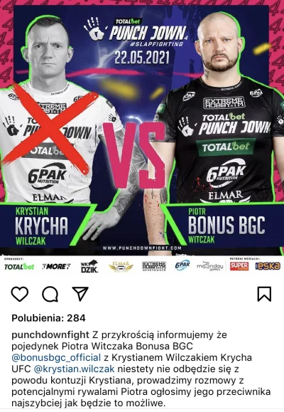 odyn88 - Krycha UFC ZNOWU kontuzja 
#famemma #punchdown