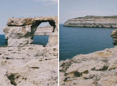 szyp - niedawno na Malcie zawalił się inny most skalny