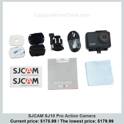n____S - SJCAM SJ10 Pro Action Camera
Cena: $175.99 (najniższa w historii: $179.99)
...