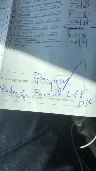 tagan - Nie było tak źle, pozdrawiam i powodzenia kolejnym zdającym ( ͡° ͜ʖ ͡°) 

#...