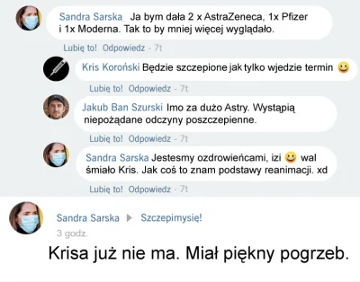 m.....k - #koronawirus #szczepieniazawszespoko #pdk #heheszki