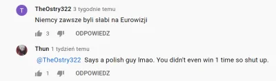 Ordo_Publius - Polacy w internecie zawsze przynoszą wstyd. 

Niemcy wygrały eurowiz...