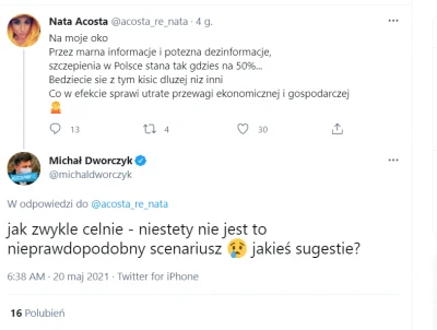 N.....t - A potem główny koordynator Narodowego Programu Szczepień, Pan Michał Dworcz...