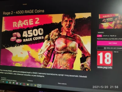 Rynia - #rage2 #rage
Czy ktoś wie może czy 35% promocji na coinsy to dobry deal czy o...
