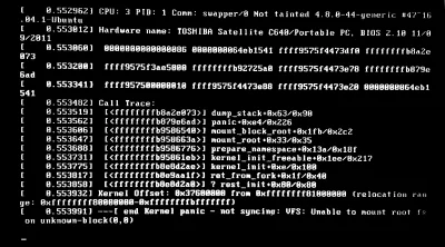 msgdn - @once-ler: prawdopodobnie to kernel panic (czyli taki ala blue screen) jakieg...