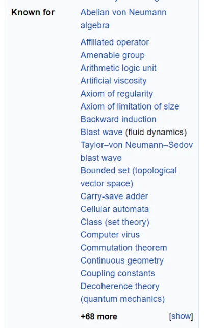 eoneon - > „Większość matematyków dowodzi tego, czego może dowieść. Von Neumann dowod...