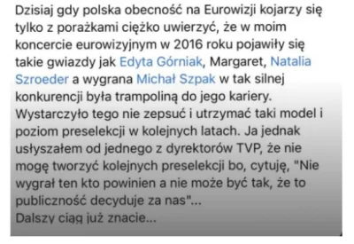 saakaszi - @Dambibi: Wypowiedź jednej z osób która pracowała przy polskich preselekcj...