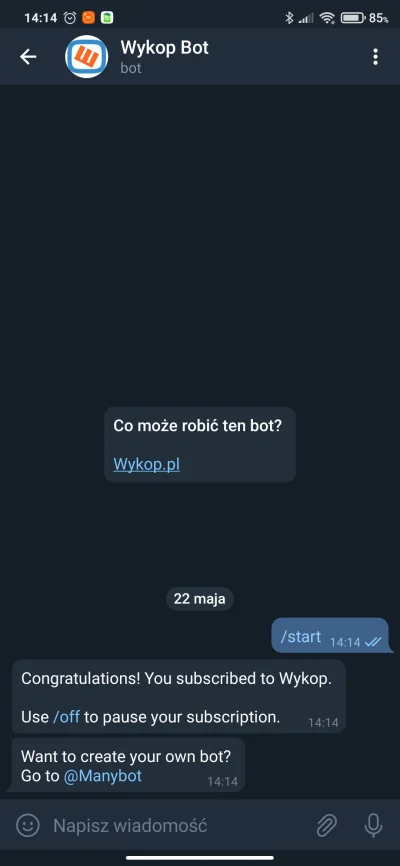 Dellek - #bot #telegram #kiciochpyta a co to za bot na telegram( ಠ_ಠ)