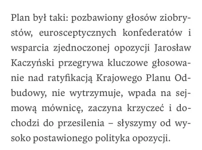 J.....D - Oto jest plan Platformy odnośnie KPO i tego jak było blisko do upadku rządu...