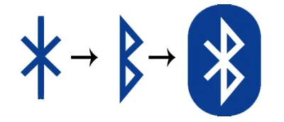 Andrut_japko - Ciekawostka.
logo Bluetooth - składa się z dwóch runicznych znaków Hag...