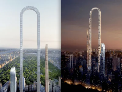 texas-holdem - Ciekawa koncepcja (z 2017 roku) wieżowca na Manhattanie, w którym wind...