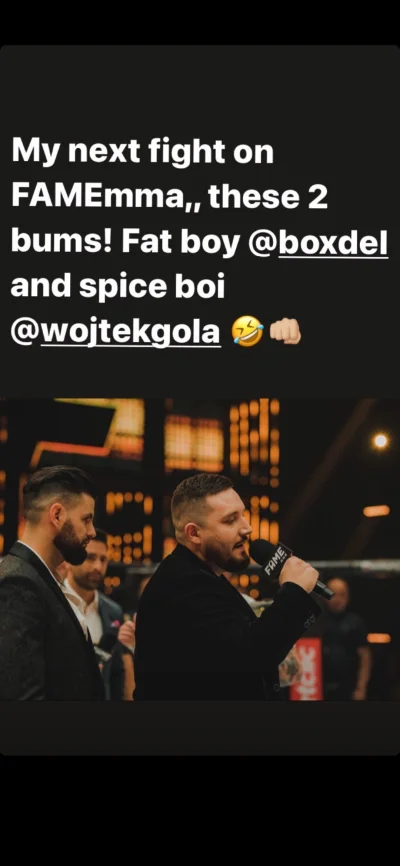 ErGox - Norman zapowiada że następna walka na Fame będzie z "grubasem" #Boxdel i "met...