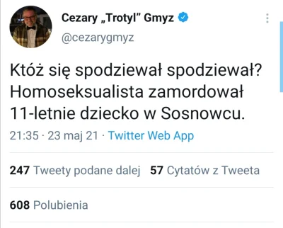 rutkins - Funkcjonariusz TVP zdążył już szczuć na homoseksualistów